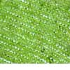 Natural Superb Quality Green Peridot Smooth Disk Button Beads Strand 10 Strands of 14 Inches & Sizes from 3mm approx. 1BSL